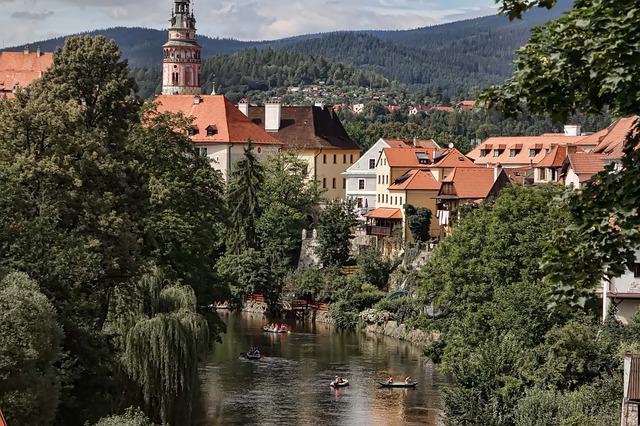 Vltava v Českém Krumlově